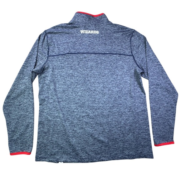 Fanatics Washington Wizards 1/4 Zip Pullover Shirt Heathered Gray Mens Large - Picture 6 of 9